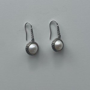 David Yurman Pearl Earrings